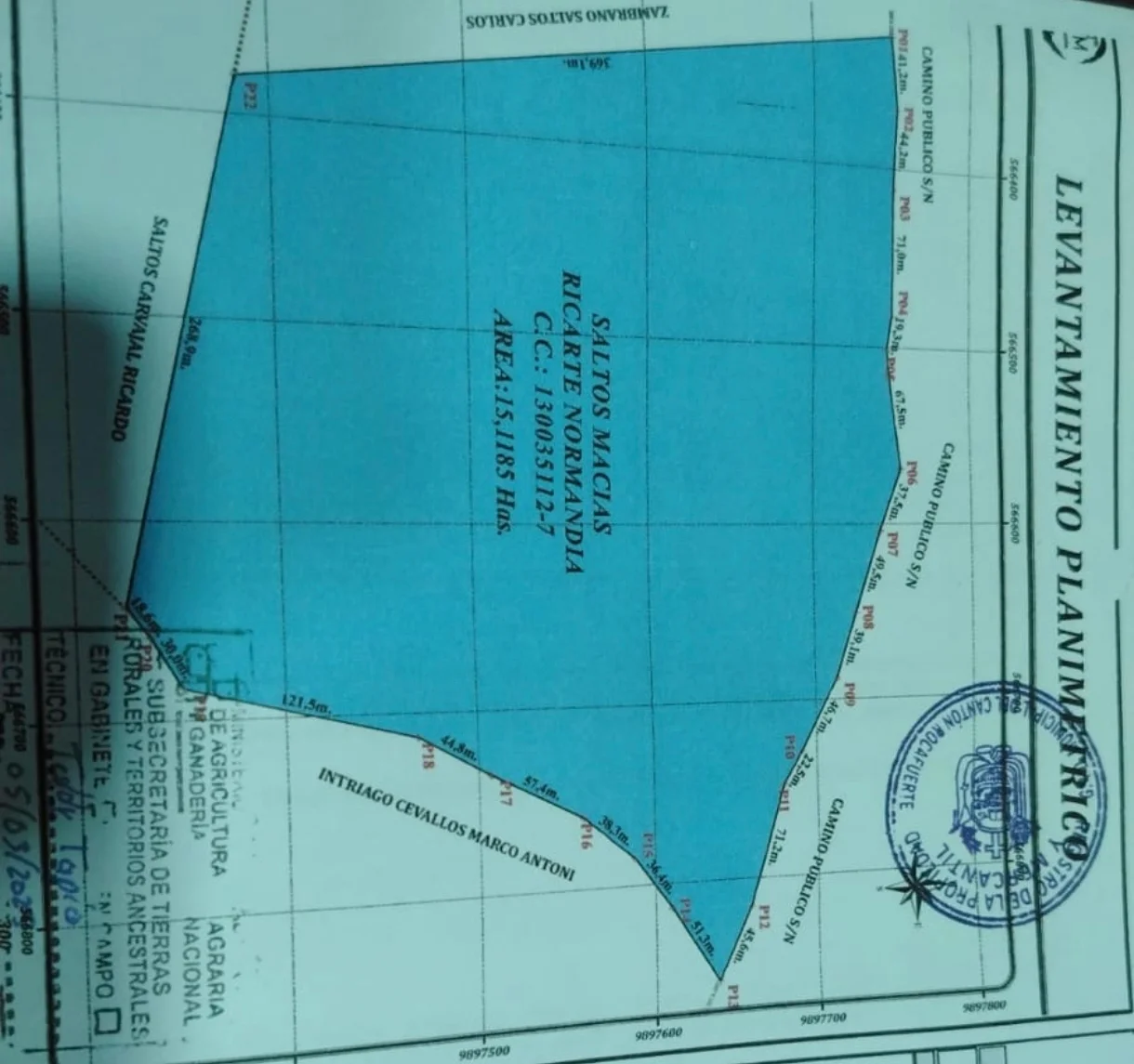 Finca en venta de 15 hectareas en Rocafuerte Manabi